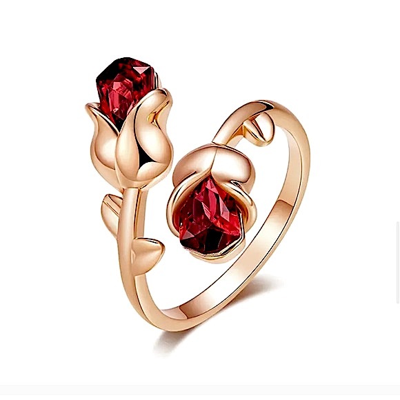 Jewelry - Adjustable Rose Ring